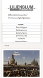 Mobile Screenshot of lilienblum.de